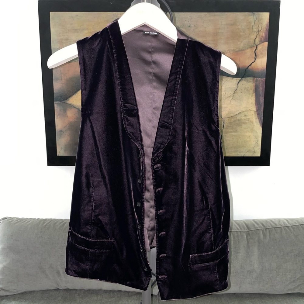 Giorgio Armani Velvet Vest